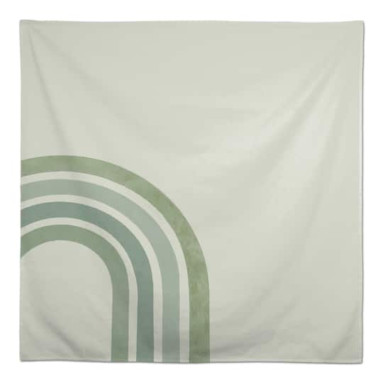 Green Rainbow 58&#x22; x 58&#x22; Tablecloth